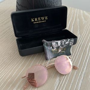 Krewe Orleans Rose Mirrored Sunglasses